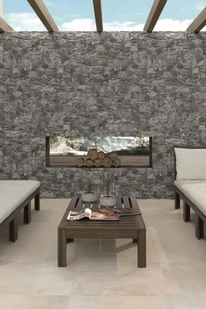 Produit De Marque carrelage parement VULCANO DARK 33.3x65cm effet pierre